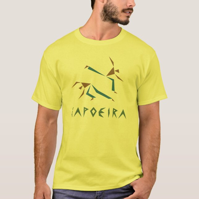 Stilisiertes Capoeira T-Shirt (Vorderseite)