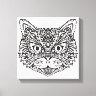 Stilkatze 11 leinwanddruck