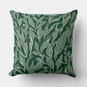 Stilkissen mit modernem Design und Blatt-Patrone Kissen