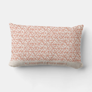 Stilkorallen   Seashell Beige Textured Textured Lendenkissen