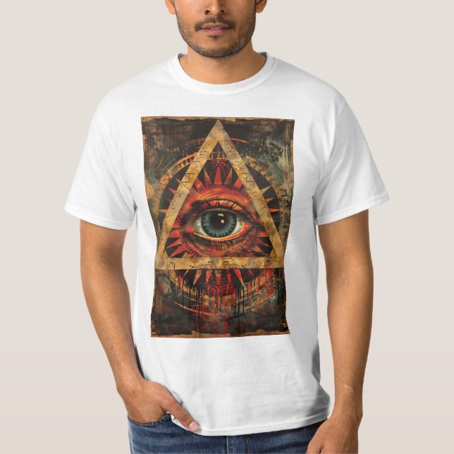 Stilkunst mit Abrasionen mit dem Alleskönner T-Shirt (Vorderseite)