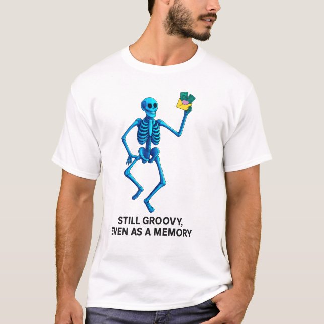 Still Groovy, Even as a Memory – Neon Skel T-Shirt (Vorderseite)