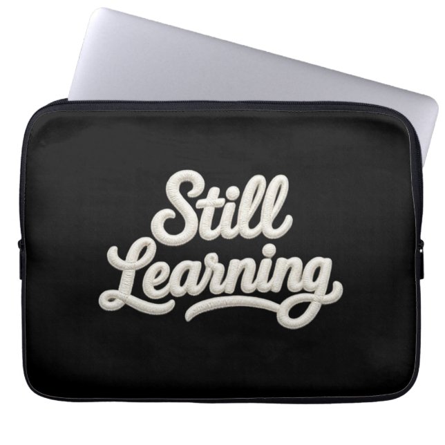 Still Learning Script-Tastatur Laptop-Hülle Laptopschutzhülle (Vorderseite)