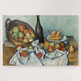 Still Life Apfel Basket Cezanne Malerei Kunst