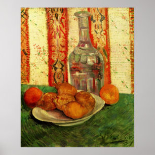 Still Life Decanter und Zitronen von Vincent van G Poster