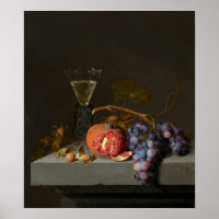 Still Life - Jacob van Walscapelle Kunstposter