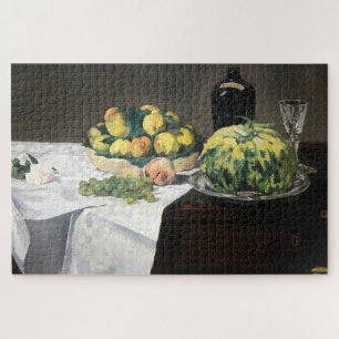 Still Life Lemon Pfirsiche von Manet Impressionist