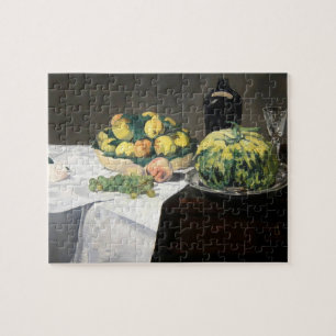 Still Life Lemon Pfirsiche von Manet Impressionist