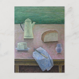 Still Life mit Wensleydale Käse 2013 Postkarte