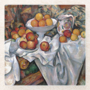 Still Life Orange - Paul Cezanne Malerei Art Glasuntersetzer
