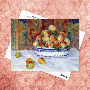 Still Life Paches Pierre-Auguste Renoir Postkarte