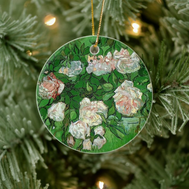 Still Life: Roses von Vincent van Gogh Keramikornament (Baum)