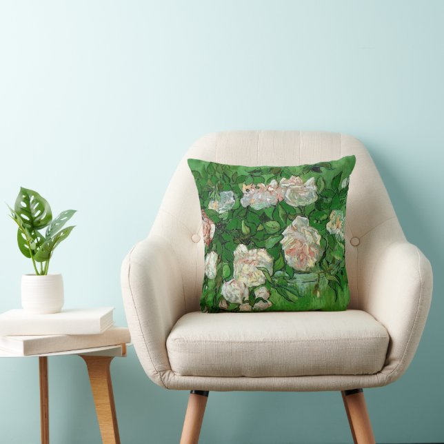 Still Life: Roses von Vincent van Gogh Kissen (Stuhl )