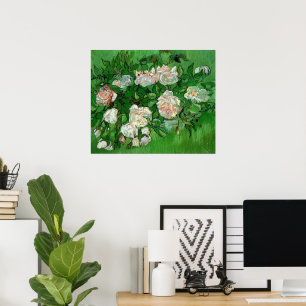 Still Life: Roses von Vincent van Gogh Poster
