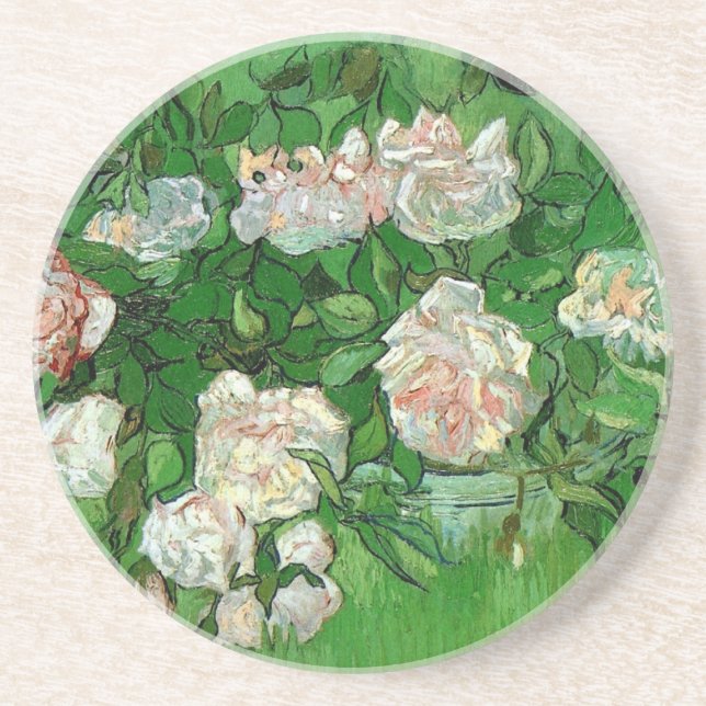 Still Life: Roses von Vincent van Gogh Untersetzer (Vorne)