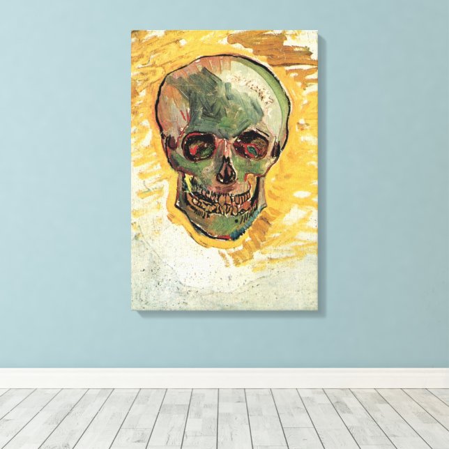 Still Life Skull von Vincent van Gogh Leinwanddruck (Insitu (Holzboden))