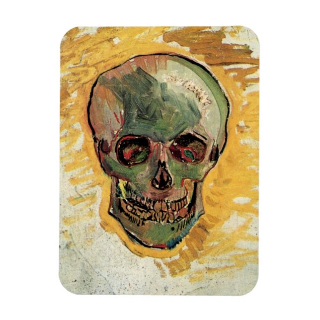 Still Life Skull von Vincent van Gogh Magnet (Vertikal)