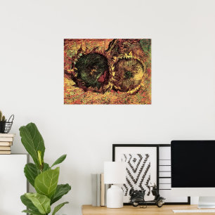 Still Life Two Cut Sonnenblumen von Vincent van Go Poster