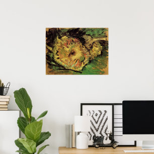 Still Life Two Cut Sonnenblumen von Vincent van Go Poster