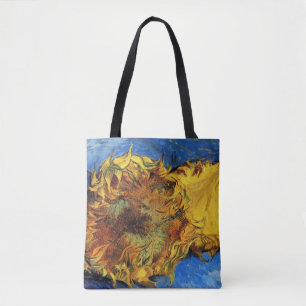 Still Life Two Cut Sonnenblumen von Vincent van Go Tasche