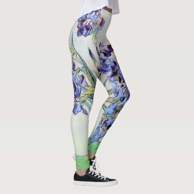 Still Life Vase mit Irisch von Vincent van Gogh Leggings (Rechts)