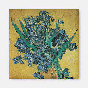 Still Life Vase mit Irisch von Vincent van Gogh Magnet