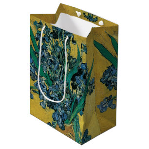 Still Life Vase mit Irisch von Vincent van Gogh Mittlere Geschenktüte
