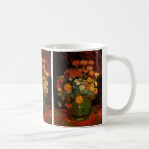 Still Life Vase mit Zinnias von Vincent van Gogh Kaffeetasse