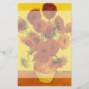 Still Life Vase w 15 Sonnenblumen Vincent van Gogh Briefpapier