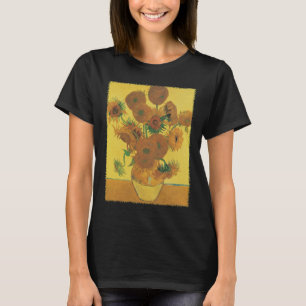 Still Life Vase w 15 Sonnenblumen Vincent van Gogh T-Shirt