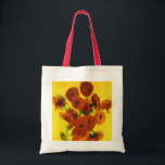 Still Life Vase w 15 Sonnenblumen Vincent van Gogh Tragetasche<br><div class="desc">Still Life: Vase mit 15 Sonnenblumen von Vincent van Gogh ist ein Vintager Kunst Post-Impressionismus noch Leben Blumenmalerei. Ein wunderschönes Bouquet mit frisch geschnittenen gelben und orangefarbenen Sonnenblumen aus einem Sommergarten in voller Blüte. Über den Künstler: Vincent Willem van Gogh (1853-1890) war einer der berühmtesten postimpressionistischen Maler seiner Zeit. Seine...</div>