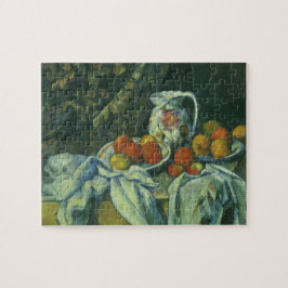 Still Life, Vorhang und Pitcher von Paul Cezanne