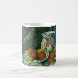 Still Life, Vorhang und Pitcher von Paul Cezanne Kaffeetasse