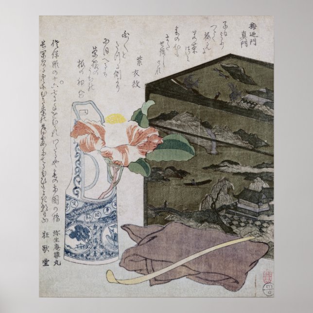 Still Life with a Camelia, c.1820 Poster (Vorne)