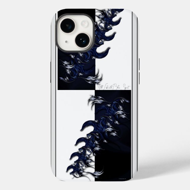 "Still Life with Blue Spirit", iPhone 14 Coque (Verso)