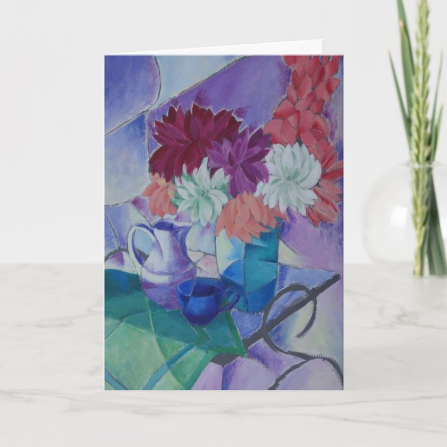 Still Life with Dahlias Karte (Vorderseite)
