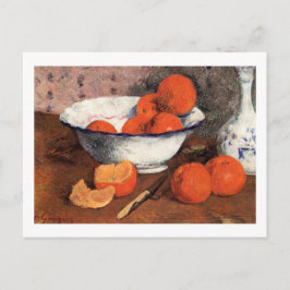 Still Life with Oranges by Gauguin Postkarte