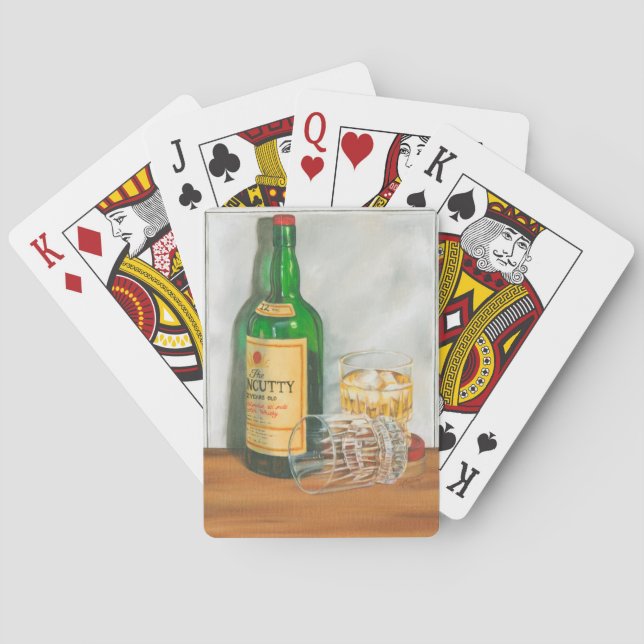 Still Life with Scotch by Jennifer Goldberger Spielkarten (Rückseite)
