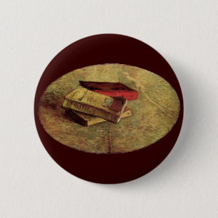 Still Life with Three Books by Vincent van Gogh Button