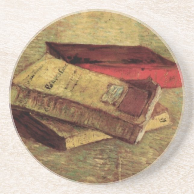 Still Life with Three Books by Vincent van Gogh Getränkeuntersetzer (Vorne)