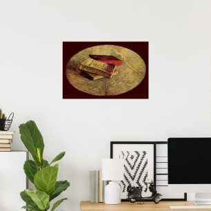 Still Life with Three Books by Vincent van Gogh Poster
