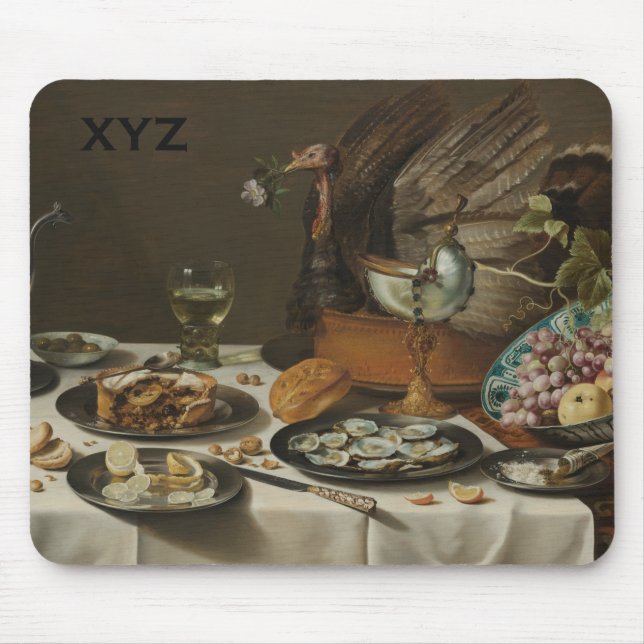 "Still Life with Turkey Pie" Zollmousepad Mousepad (Vorne)