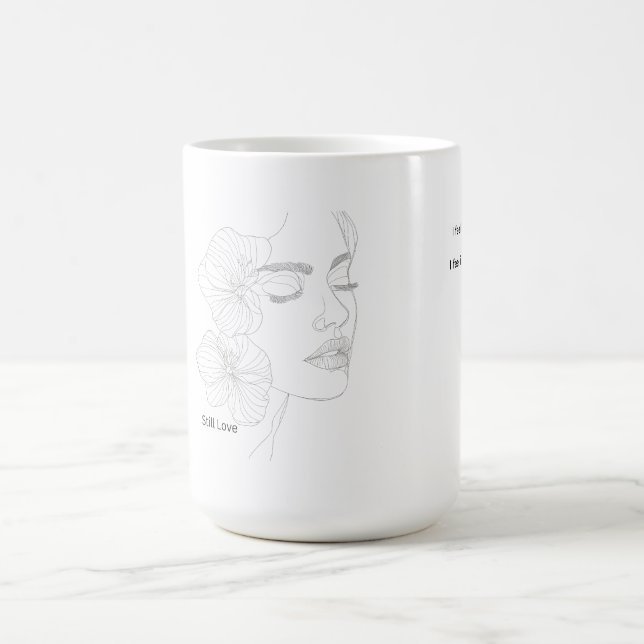 Still Love Lyrik-Tasse Kaffeetasse (Mittel)