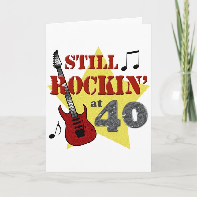 Still Rockin' mit 40 Karte (Vorderseite)