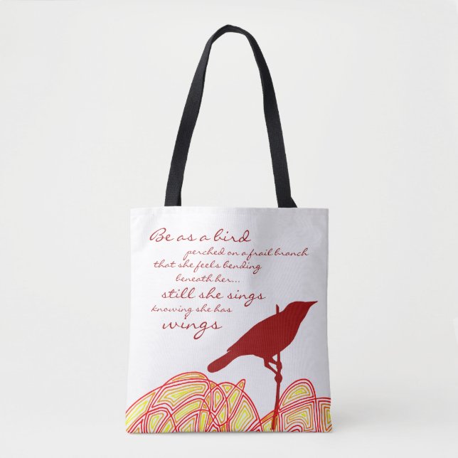 Still She Sings Tasche (Vorderseite)