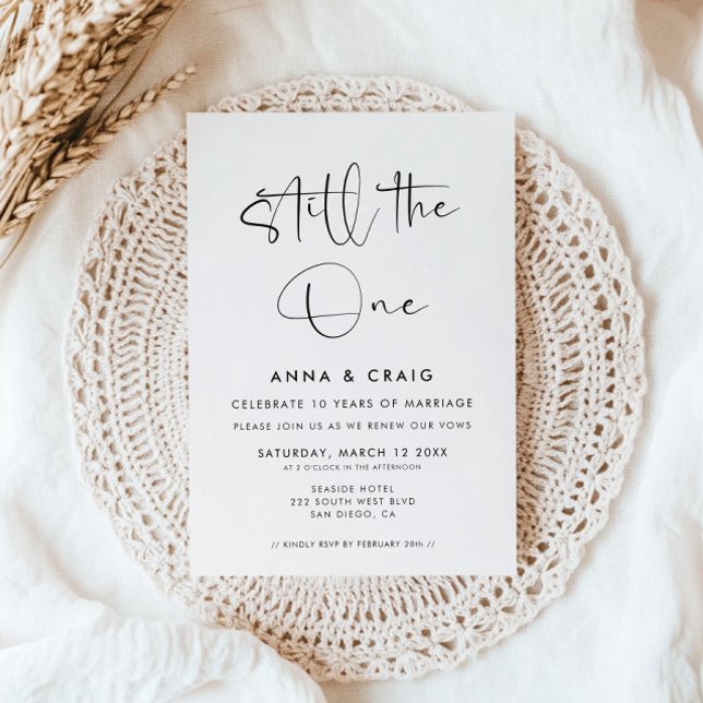 Still the One Wedding Vow Renewal Einladung (Von Creator hochgeladen)