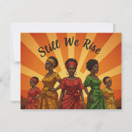"Still We Rise" Postkarte