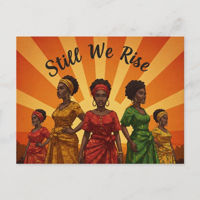 "Still We Rise" Postkarte (Vorderseite)
