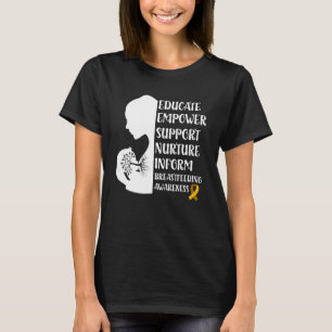 Stillbewusstsein Familie USA Muttermilch Lac T-Shirt