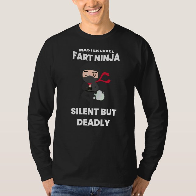 Stille, aber tödlich Ninja Karate Krieger Grafik T-Shirt (Vorderseite)